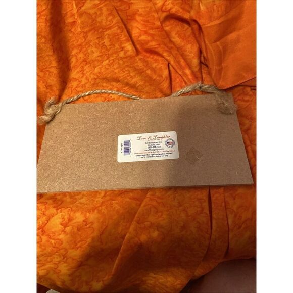 Two Love And Laughter A House Is Not A Home Without A Bichon Plaque 5” By 10” - Picture 6 of 10